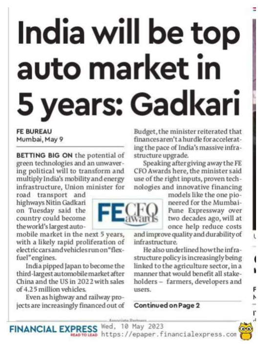 nitin gadkari - Media coverage